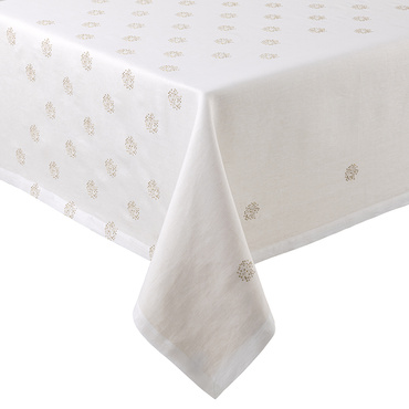 Obrus lniany Alexandre Turpault Siderale White