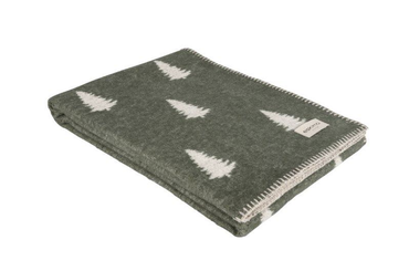 Pled bawełniany Eskimo Pina Olive
