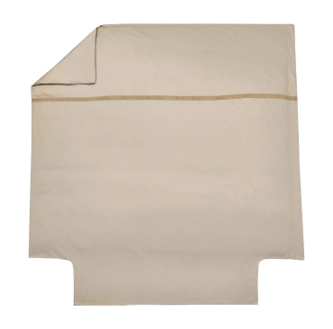 Poszwa satynowa Blanc Des Vosges Héritage Beżowa