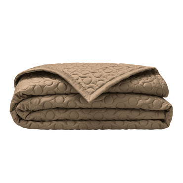 Narzuta satynowa Alexandre Turpault Poesie Deer Brown