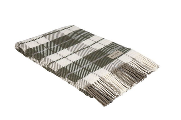 Pled bawełniany Eskimo Carré Olive