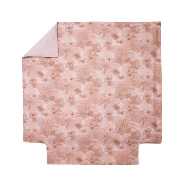 Poszwa perkalowa Blanc Des Vosges Carnet de Voyage Różowa