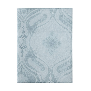 Prześcieradło satynowe Alexandre Turpault Shalimar Baltic Blue