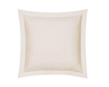 Poszewka satynowa Blanc Des Vosges UNI Kremowa