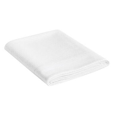 Prześcieradło bawełniane Le Jacquard Français Portofino White