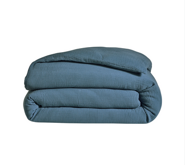 Poszwa bawełniana Blanc Des Vosges Cosy Niebieska