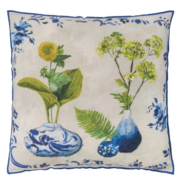 Poduszka dekoracyjna Designers Guild Kwana Linen Cobalt