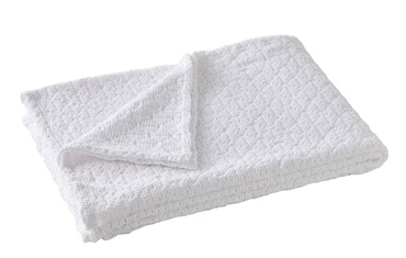 Narzuta bawełniana Blanc Des Vosges Everest Biała