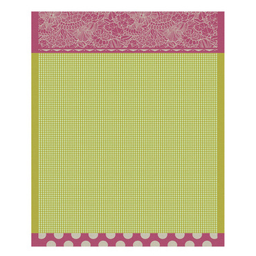 Ręcznik kuchenny Le Jacquard Français Salade d'été Green