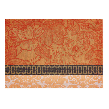 Podkładka lniana Le Jacquard Français Escapade Tropicale Orange