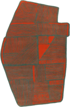 Dywan Toulemonde Bochart Antica Rouge Vert