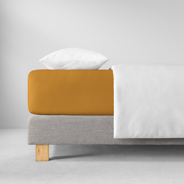 Prześcieradło ze ściągaczem Estella Zwirn Jersey Premium Honig