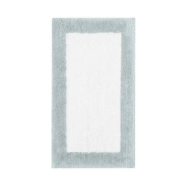 Dywanik łazienkowy Graccioza Bicolore Sea Mist/ White