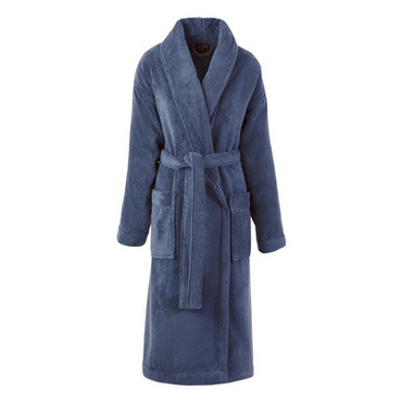 Szlafrok Le Jacquard Français Caresse Orient Blue