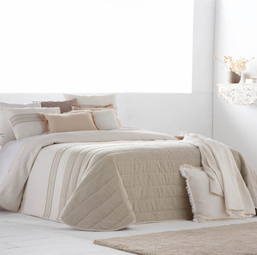 Narzuta żakardowa Antilo Alboraia Beige