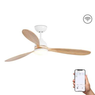 Wentylator sufitowy Faro Barcelona Poros LED L White Fan SMART