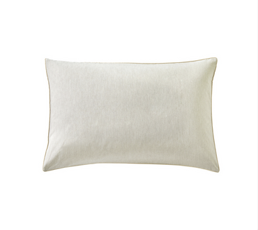 Poszewka ekologiczna Blanc Des Vosges Avenir Ressources Kremowa