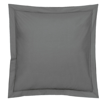 Poszewka perkalowa Blanc Des Vosges UNI Grafitowa