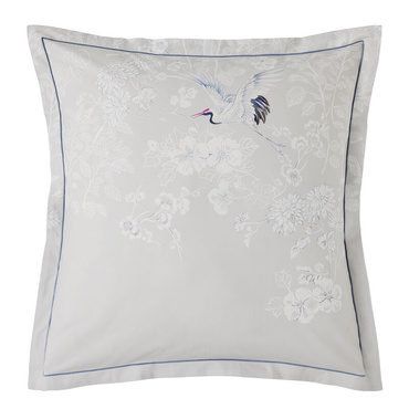 Poszewka perkalowa Le Jacquard Français Envol Grey