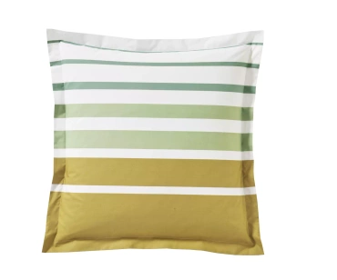 Poszewka perkalowa Blanc Des Vosges Grand Large Kaki