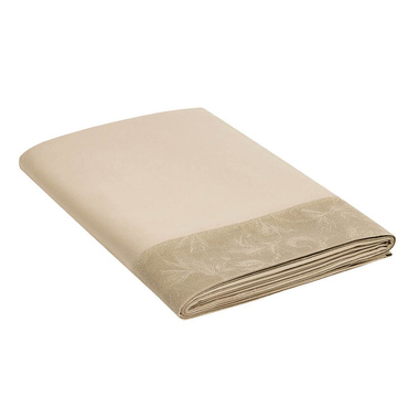 Prześcieradło bawełniane Le Jacquard Français Arabesque Beige
