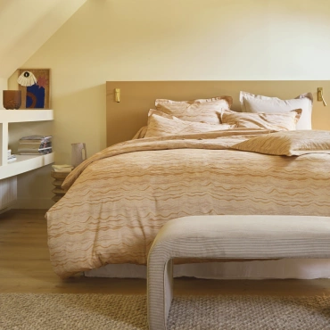 Pościel satynowa Blanc Des Vosges Agathe Miodowa