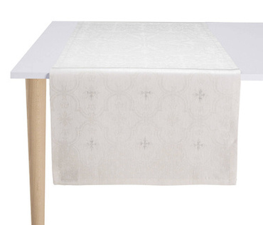 Bieżnik żakardowy Le Jacquard Français Armoiries Off White