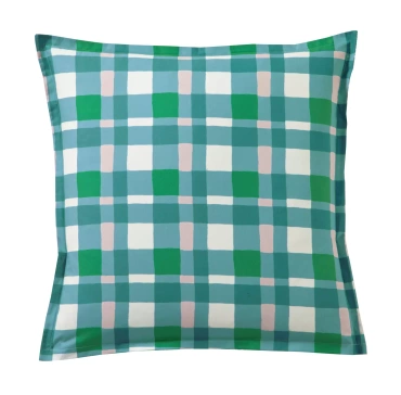 Poszewka perkalowa Scion Living Lilly Niebieska