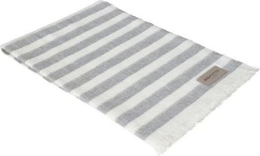 Pled lniany Eskimo Provence Streifen Grey