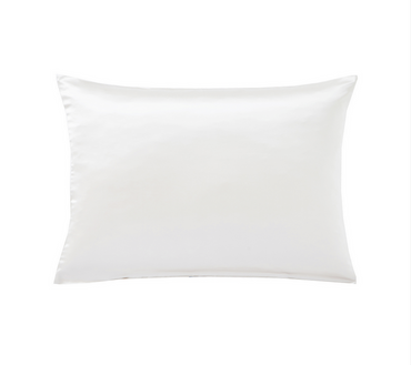 Poszewka jedwabna Blanc Des Vosges Volupte Biała
