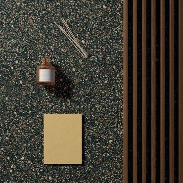 ABK Blend Dots Multiblack - płytka ceramiczna/gres 5,5x60 cm rett. 9 mm naturale battiscopa