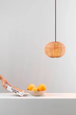 Lampa wisząca rattanowa Faro Barcelona Haka 250 