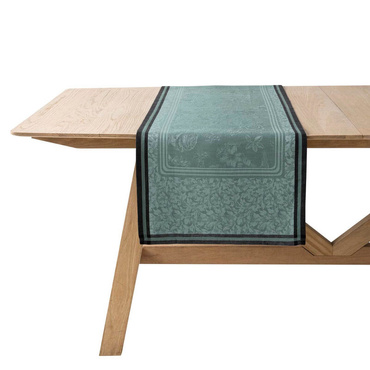 Bieżnik lniany Le Jacquard Français Romance Green