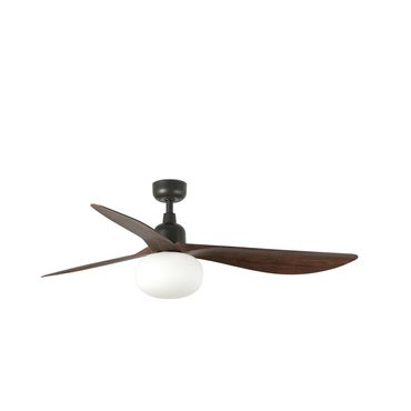 Wentylator sufitowy Faro Barcelona OUTwalnut L Brown fan IP44 1X27