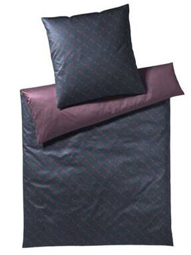 Poszewka satynowa Joop! Cornflower Double Midnight Purple