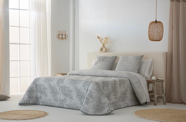 Narzuta bawełniana JVR Tejidos Bio Gris