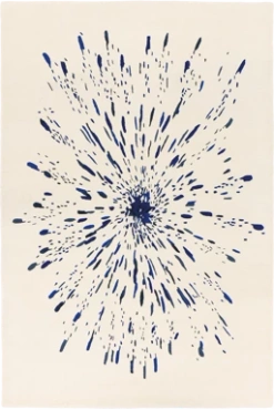 Dywan Toulemonde Bochart Paint Bleu