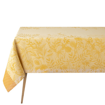 Obrus bawełniany Le Jacquard Français Jardin d'Eden Yellow