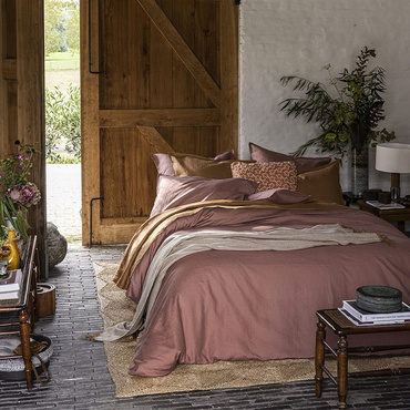 Pościel lniana Alexandre Turpault Nouvelle Vague Terracotta