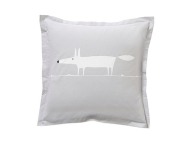 Poszewka perkalowa Scion Living Mr Fox Szara