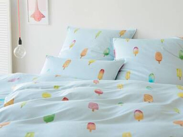 Poszewka satynowa Elegante Popsicle Blue