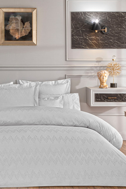 Komplet pościeli żakardowej Valeron Davis Grey