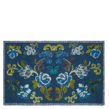 Dywan ręcznie tkany Designers Guild Eleonora Cobalt