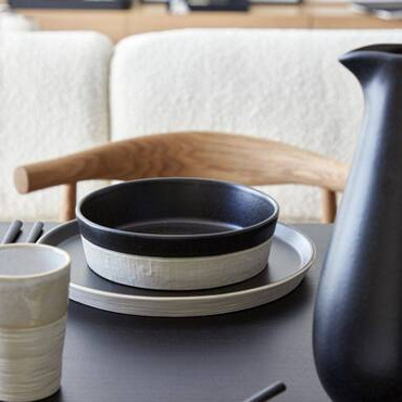 Miska Costa Nova Nótos Latitude Black 20 cm