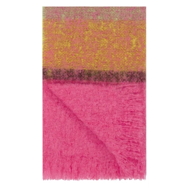Koc moherowy Designers Guild Mikome Fuchsia