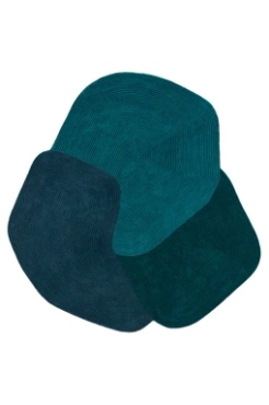 Dywan Toulemonde Bochart Tomulus Bleu