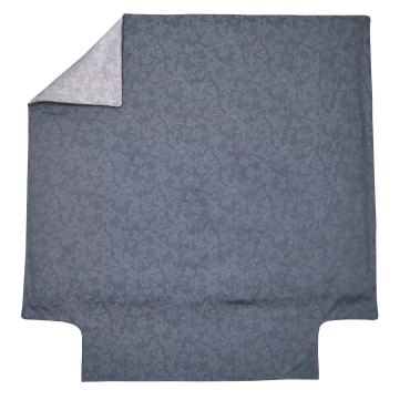 Poszwa żakardowa Blanc Des Vosges Gingko Niebieska