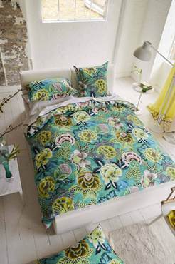 Poszwa perkalowa Designers Guild Rose De Damas Jade