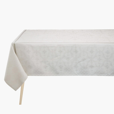 Obrus lniany Le Jacquard Français Armoiries Off White