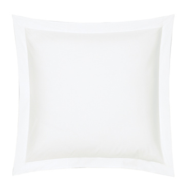 Poszewka perkalowa Blanc Des Vosges UNI Biała